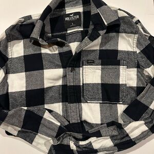 Hollister Monochrome Checkered Shirt